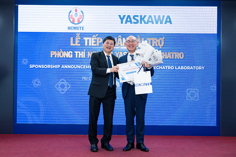 Công Ty TNHH Yaskawa Electric Việt Nam tài trợ phòng thí nghiệm công nghệ cao cho Trường Đại học Sư Phạm Kỹ Thuật TP HCM ( HCMUTE)